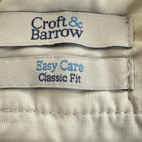Croft Barrow Mens Khakis Pants 38X34 Beige Pleated Classic Fit Straight  Leg NEW is available for purchase on au PAY Market - Imported Goods Online  Store Co.Ltd. | au PAY Market -